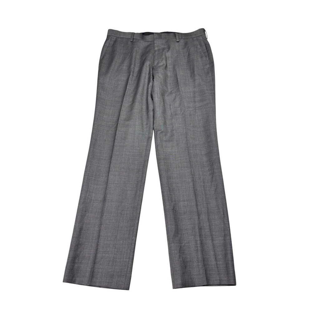 J.Crew Thompson Mens Gray 100% Wool Dress Pants 33x30 G1747 FA22